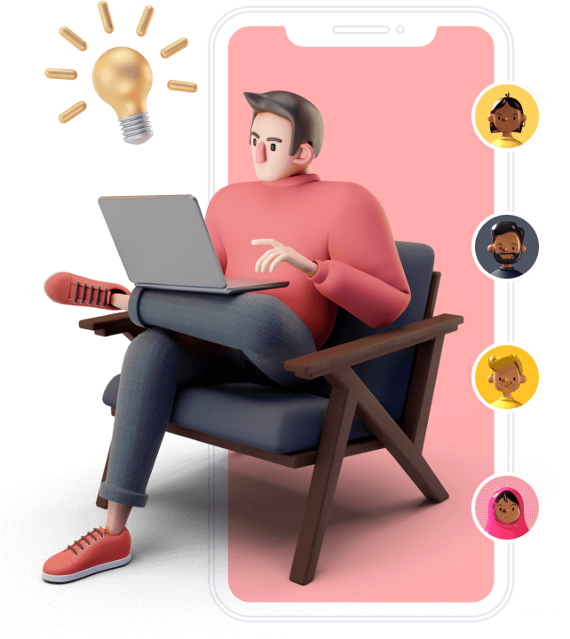 Illustration d'un développeur